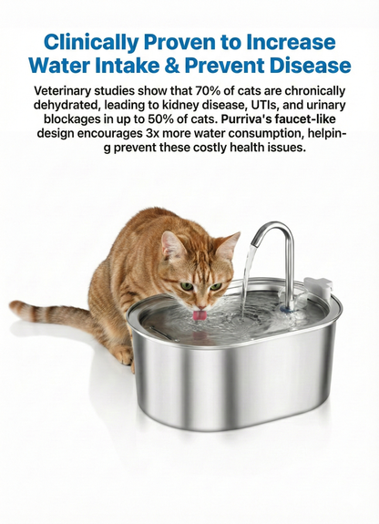 Purriva Water Fountain